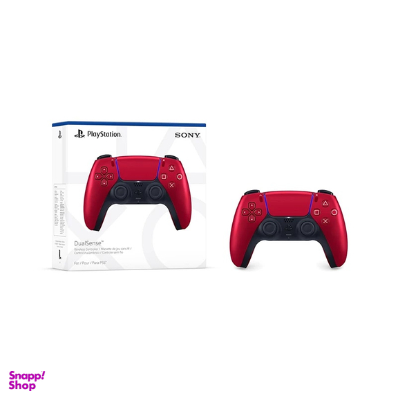 دسته بازی کنسول بازی سونی PS5 قرمز متالیک مدل DualSense Volcanic Red