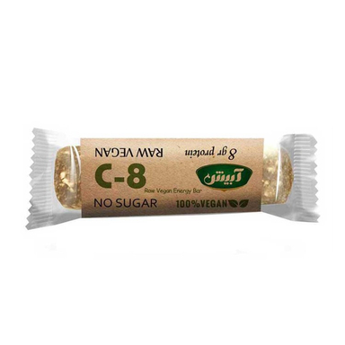 شکلات اسنک بار C8 وگن آبیش وزن 40 گرم
