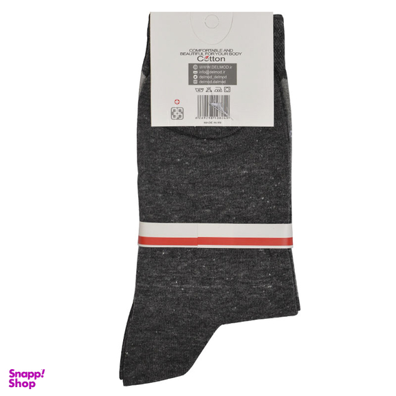 جوراب ساق بلند مردانه دل مد گروپ مدل 249008156 بسته 2 عددی