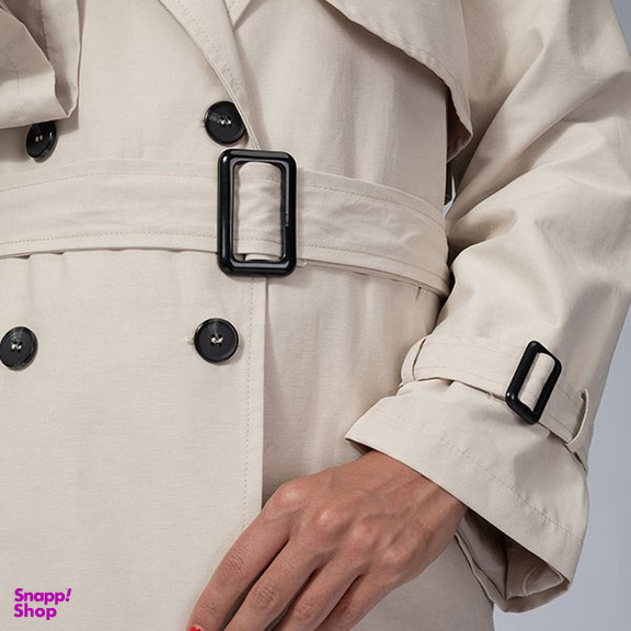 بارانی زنانه برنس مدل ژربا رنگ کرم