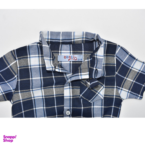 بادی آستین کوتاه نوزادی آنالی مدل 104 -24