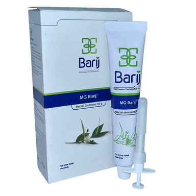 پماد مقعدی ام جی باریج اسانس وزن 30 گرم