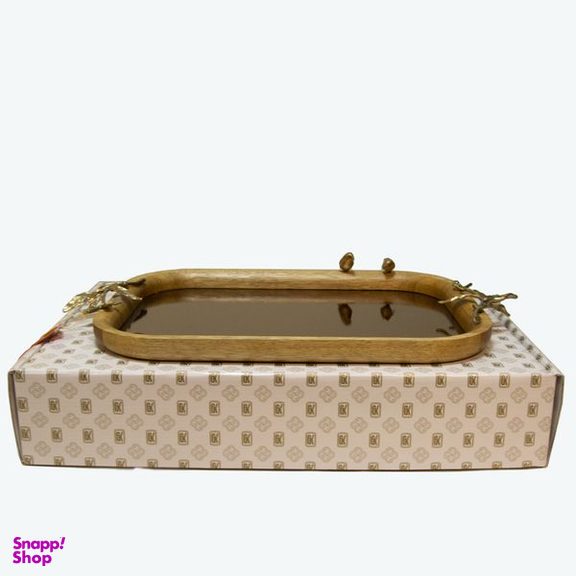 سینی گلد کیش مدل آینه ای کد GK829508