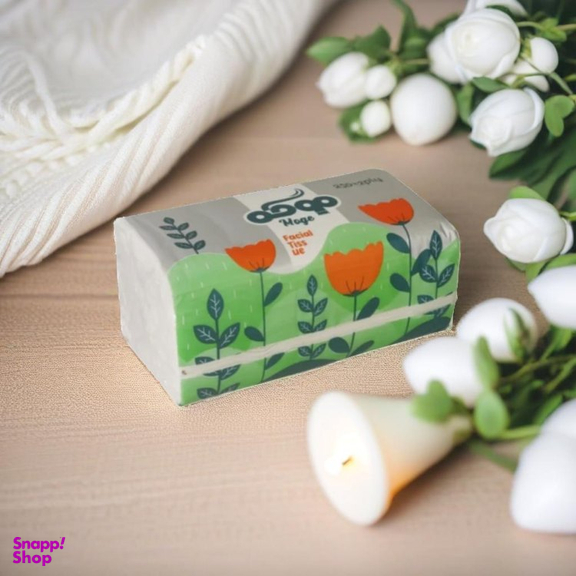 دستمال کاغذی 250 برگ موگه مدل دو لایه بسته 8 عددی