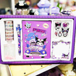 بسته لوازم تحریر مدل کرومی عروسکی کد 03 مجموعه 11 عددی