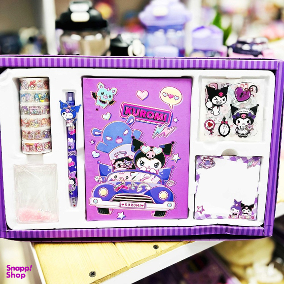 بسته لوازم تحریر مدل کرومی عروسکی کد 03 مجموعه 11 عددی