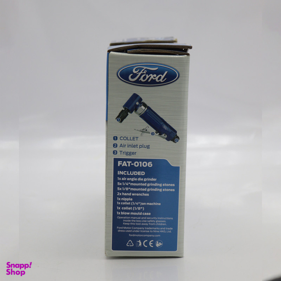 سنگ فرز انگشتی بادی فورد مدل YP-FAT-0106 مجموعه 15 عددی