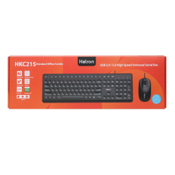 ماوس و کیبورد با سیم هترون مدل HKC215
