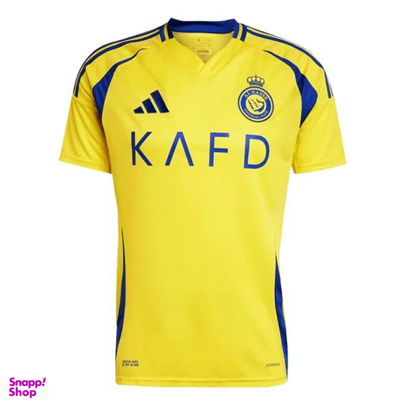 ست تیشرت و شلوارک ورزشی پسرانه مدل النصر عربستان Home 2025