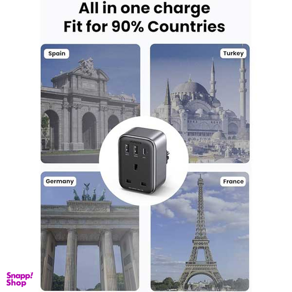 شارژر دیواری و مبدل برق 30 وات USB-A/USB-C یوگرین مدل CD314 کد 15290