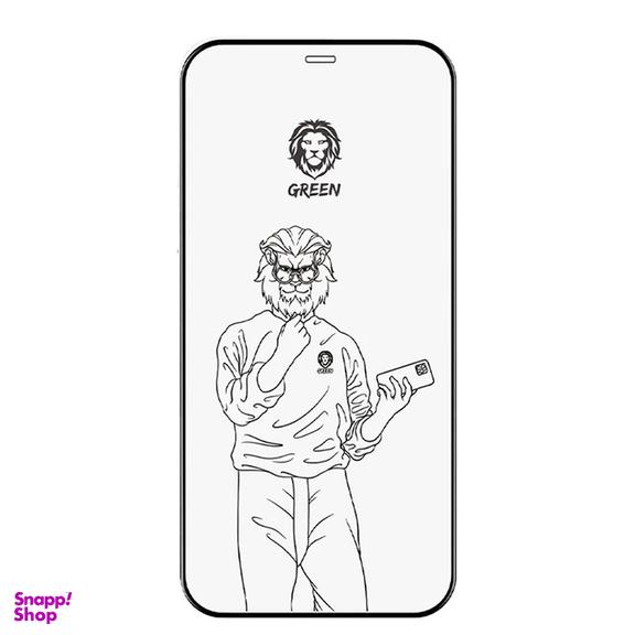 محافظ صفحه نمایش گرین لاین مدل 9H STEVE مناسب برای گوشی موبایل اپل IPhone 14 pro max