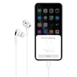 هندزفری باسیم هوکو مدل M1 Pro Lightning طول 1.2 متر