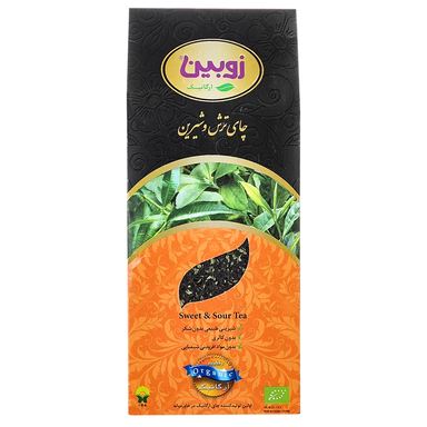 چای سیاه مخلوط ترش و شیرین زوبین وزن 180 گرم