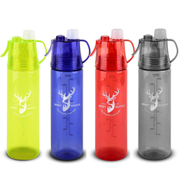 قمقمه دوچرخه مدل اسپری دار گنجایش 0.6 لیتر