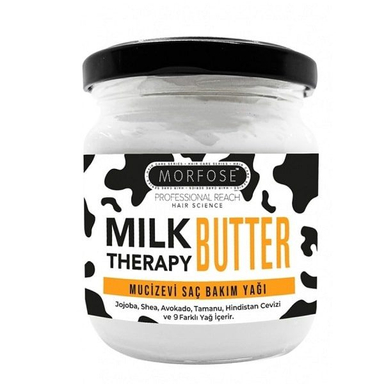 کرم مو تغذیه‌ کننده و ترمیم‌ کننده مورفوس مدل Milk Therapy Butter حجم 200 میلی‌ متر