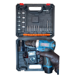 مجموعه 28 عددی دریل پیچ گوشتی شارژی چکشی آمازون مدل DV18V