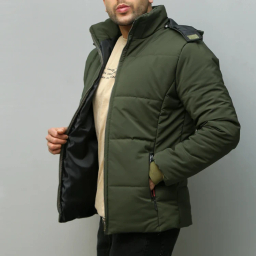 کاپشن مردانه مدل GD-s-18567325 رنگ سبز