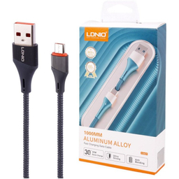 کابل شارژ MicroUSB به USB الدینیو مدل LS631 طول 1 متر