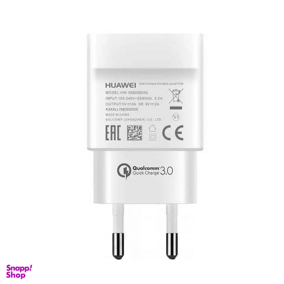 شارژر دیواری هوآوی (Huawei) مدل Hw-059200Ehq به همراه کابل تبدیل Micro USB