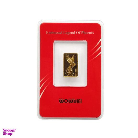 شمش طلا 24 عیار ایران شمش مدل نیک شمش (995) طرح سیمرغ