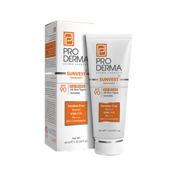 کرم ضد آفتاب ضدچروک پرودرما SPF90 بی رنگ حجم 40 میلی لیتر