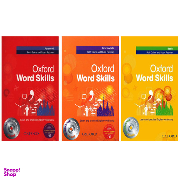 کتاب Oxford Word Skills اثر Ruth Gairns And Stuart Redman انتشارات زبان مهر مجموعه 3 جلدی