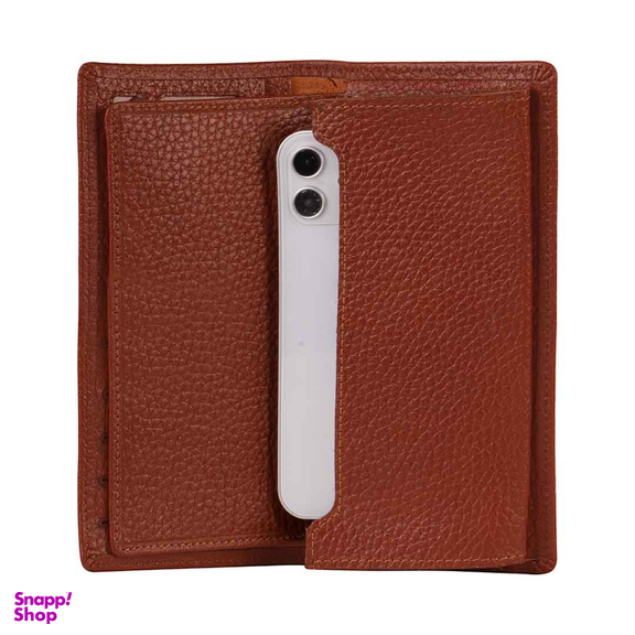 کیف پول کتی چرم طبیعی مردانه آروین چرم کد AR-207