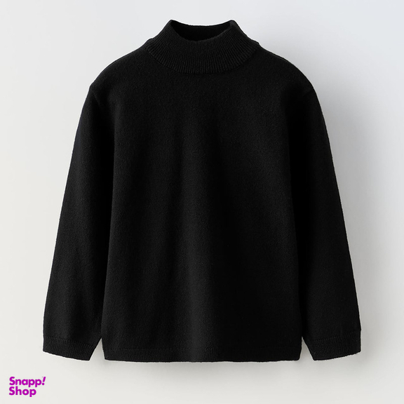 پلیور یقه اسکی دخترانه مدل p-esk-blk-01