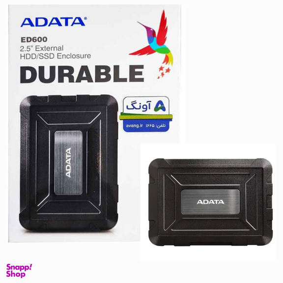 هارد دیسک اکسترنال طرح ای دیتا مدل A ED600 ظرفیت 512 گیگابایت
