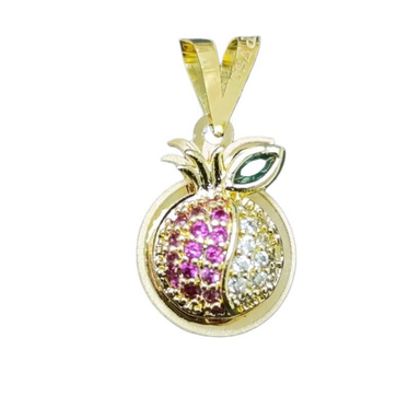 آویز گردنبند طلا 18 عیار زنانه مدل انار کد 1404