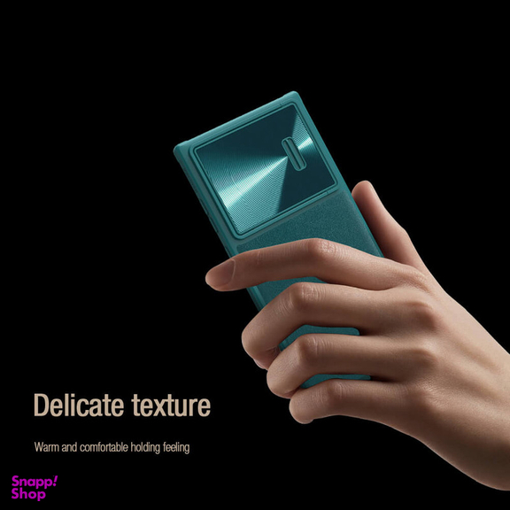 کاور نیلکین مدل CamShield Leather S Case مناسب برای گوشی موبایل سامسونگ Galaxy S23 Ultra
