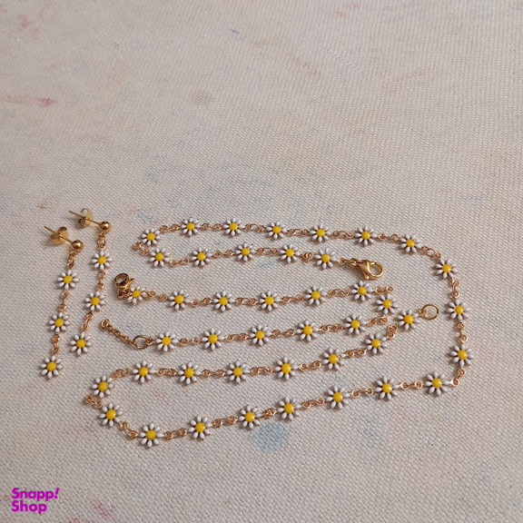 ست دخترانه مدل گل بابونه کد 313