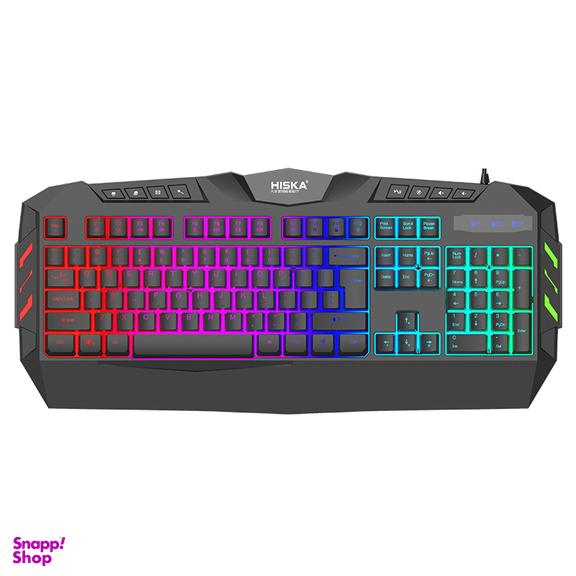 کیبورد گیمینگ هیسکا مدل HX-KEG400 RGB
