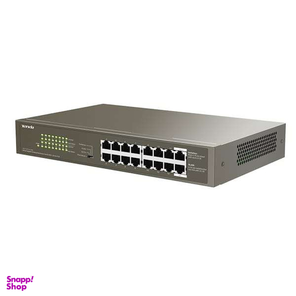 سوییچ غیرمدیریتی 16 پورت PoE تندا مدل TEG1116P-16-150W