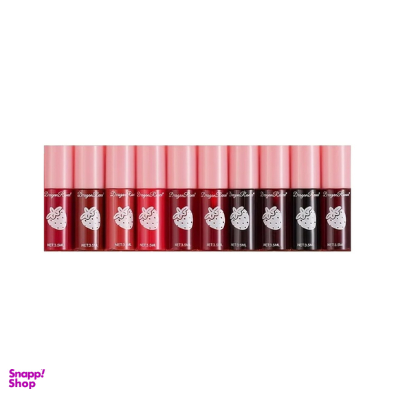 تینت لب دراگون رانی مدل توت فرنگی بسته 10 عددی