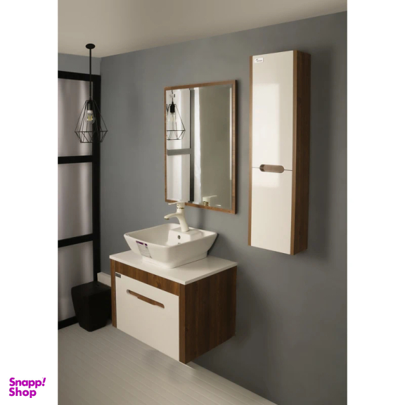 ست کابینت و روشویی کد 9068 به همراه آینه و باکس
