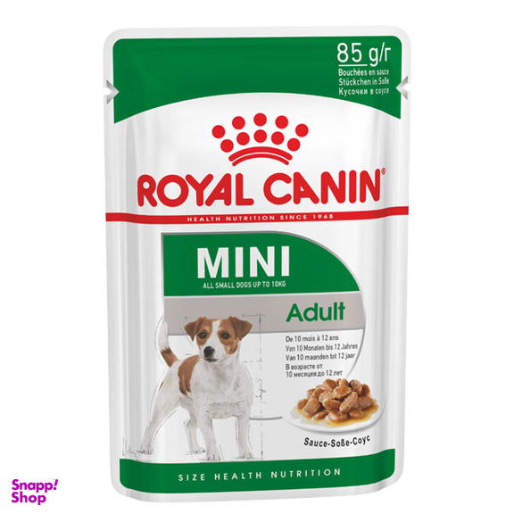 پوچ سگ رویال کنین مدل Mini وزن 85 گرم بسته 12 عددی