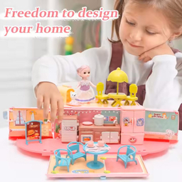 اسباب بازی خانه عروسکی مدل اتوبوسی طرح کمپر