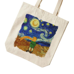 ساک خرید ترمه طراحان ایده مدل شازده کوچولوی ونگوگی کد cfp2078 - L