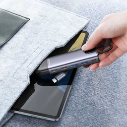 هاب 10 پورت USB-C مک دودو مدل HU-7420 طول 15 سانتی‌ متر