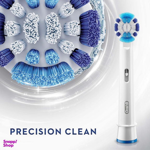 سری یدک مسواک برقی اورال بی مدل Precision Clean بسته 5 عددی