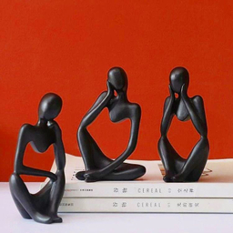 مجسمه آدم متفکر کد N99 مجموعه 3 عددی
