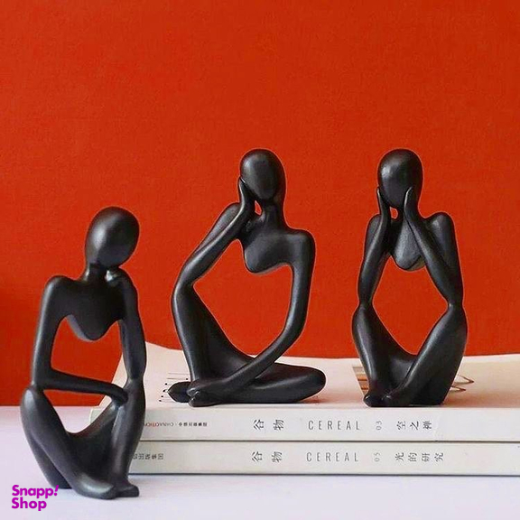 مجسمه آدم متفکر کد N99 مجموعه 3 عددی