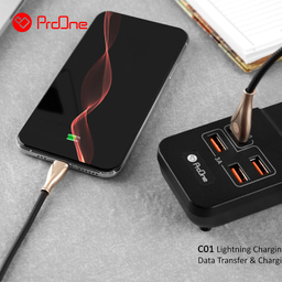 کابل تبدیل USB به لایتنینگ پرووان مدل PCC115 طول 1 متر