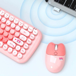 کیبورد و ماوس بی سیم مافی مدل candy fashion multicolor