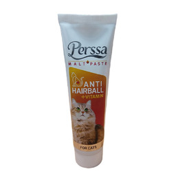 خمیر مالت گربه پرسا مدل vitamin plas &amp; antihairball وزن 100 گرم