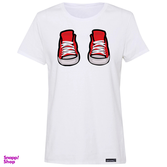 تیشرت زنانه 27 مدل All Star Shoes کد MH1127 رنگ سفید