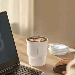 ماگ عایق دار Lepresso مدل LPCM450BK گنجایش 450 میلی لیتر