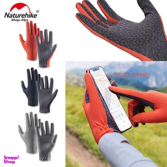 دستکش ضدآفتاب نیچرهایک مدل GL09-T Lightweight Sunscreen Non-Slip Gloves کد FS035 سایز L
