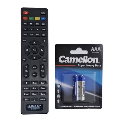ریموت کنترل استارست مدل SR-2050HD به همراه باتری